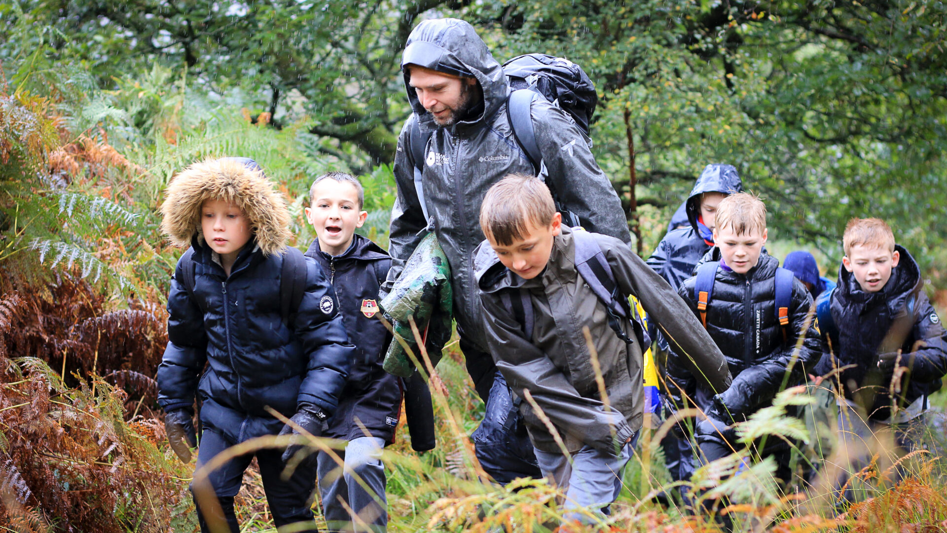Rain didn’t dampen spirits in the Peak District National Park for children from Gamesley Community Primary School and Haveley Hey Primary School