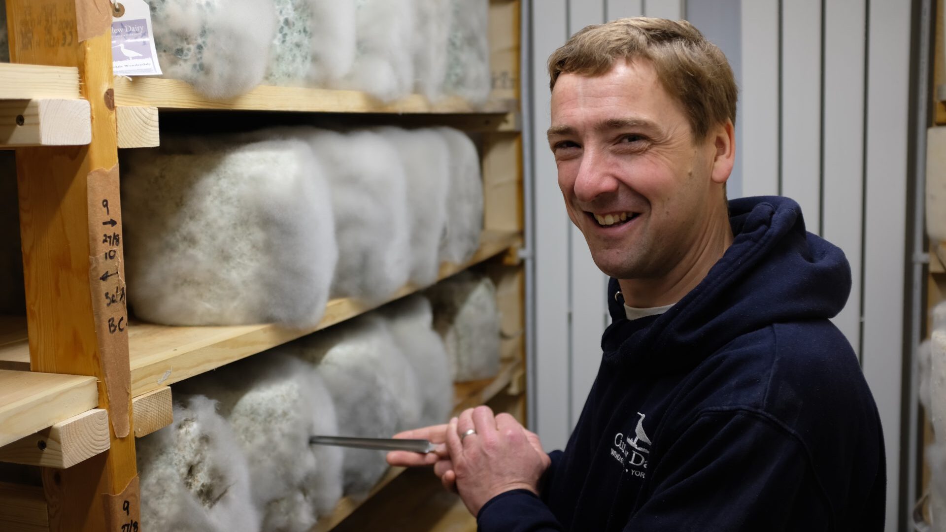 Artisan cheese maker Ben Spence from Curlew Dairy